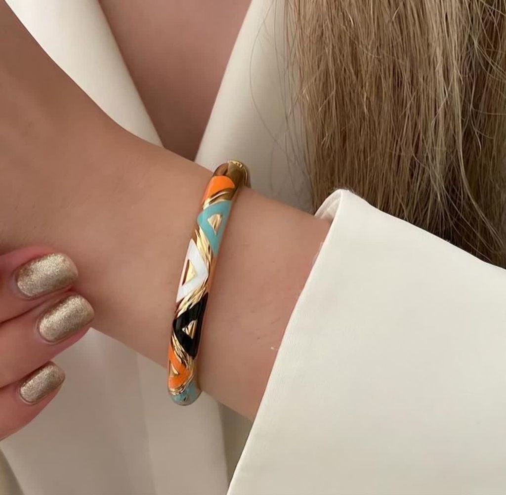 تکدست میناکاری استیل کد 2857